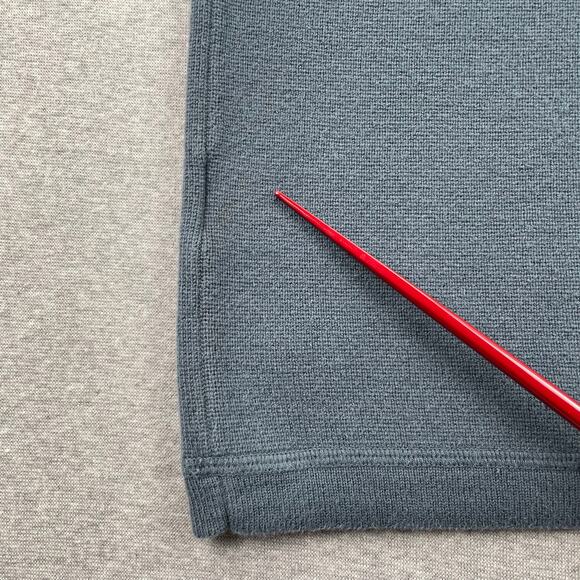 Eddie Bauer Sweater Mens XL Blue Gray Stripe Pullover Crewneck Retro Ski Skater - Picture 10 of 11